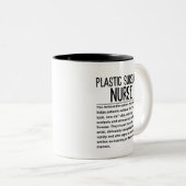Kunststoffschwester für Operation Zweifarbige Tasse (VorderseiteRechts)