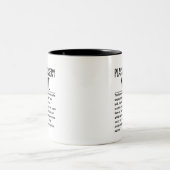 Kunststoffschwester für Operation Zweifarbige Tasse (Mittel)