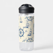 Kunststoffthermostaten mit Ankern und Helm Desi Trinkflasche (Vorderseite)