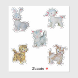 Kunststofftiere Aufkleber