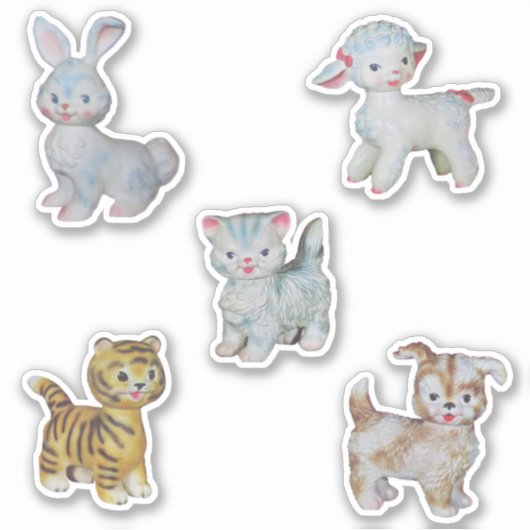 Kunststofftiere Aufkleber (Vorderseite)