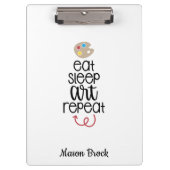 Kunststudentische Sondergeschenk Klemmbrett (Vorderseite)