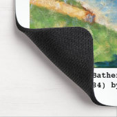 Kunststudie von Georges Seurat Mousepad (Ecke)