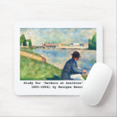 Kunststudie von Georges Seurat Mousepad (Mit Mouse)