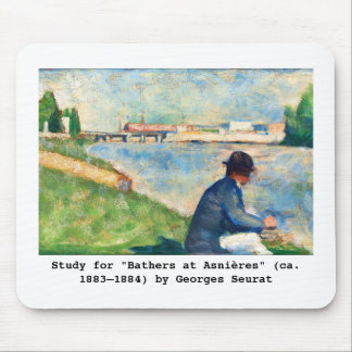 Kunststudie von Georges Seurat Mousepad
