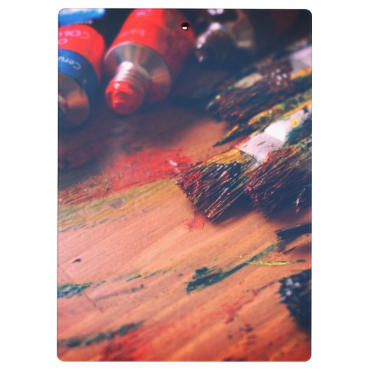 Kunststudio personalisiert klemmbrett (Rückseite)