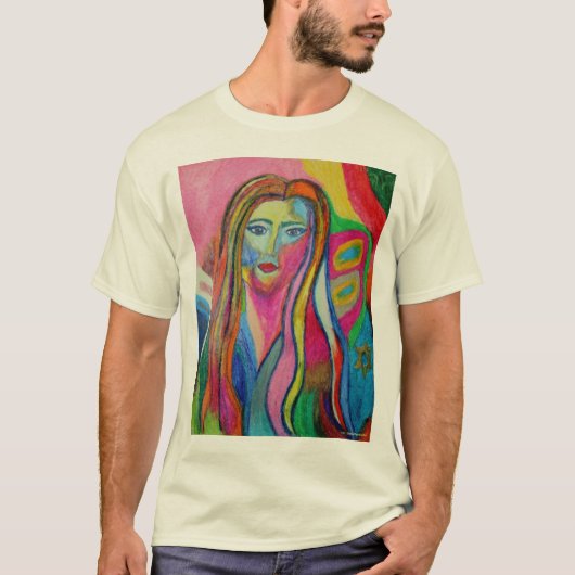 KUNSTT - SHIRT - MALERIERUNG VON DEBBIE DAVIDSOH - (Vorderseite)
