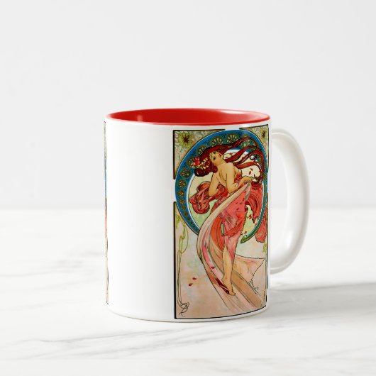 Kunsttanz Zweifarbige Tasse (VorderseiteRechts)