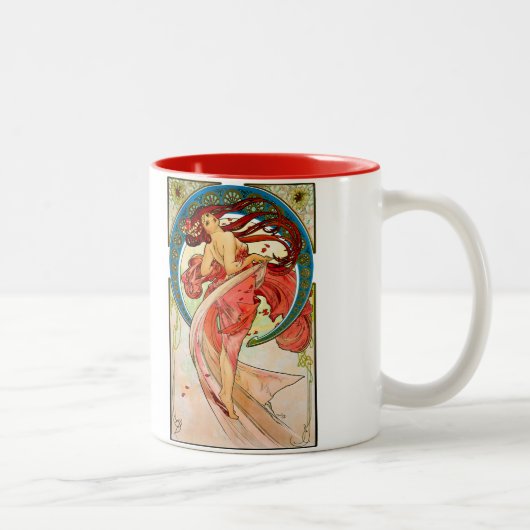 Kunsttanz Zweifarbige Tasse (Rechts)