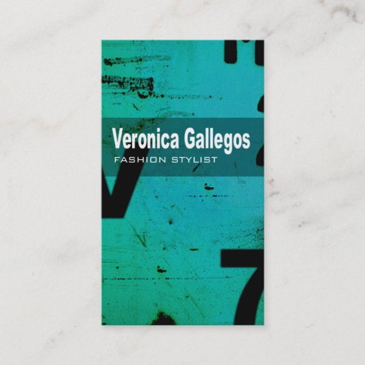 Kunsttech-Geschäfts-Karte "Mode-Stylist " Visitenkarte (Vorderseite)