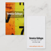 Kunsttech-Geschäfts-Karte "Mode-Stylist " Visitenkarte (Vorne/Hinten)