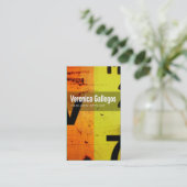 Kunsttech-Geschäfts-Karte "Mode-Stylist " Visitenkarte (Stehend Vorderseite)