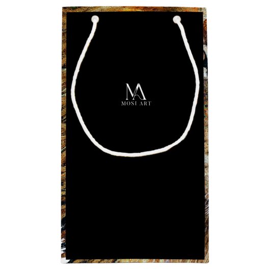 Kunsttextillion. Geschenktüte (Rückseite)