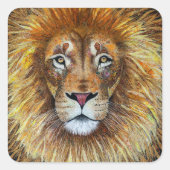 Kunsttextillion. Set von 20 Quadratischer Aufkleber (Vorderseite)