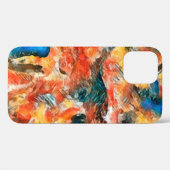 Kunsttextur. Bildkunstwerk. Kreative Moderne Case-Mate iPhone Hülle (Rückseite (Horizontal))