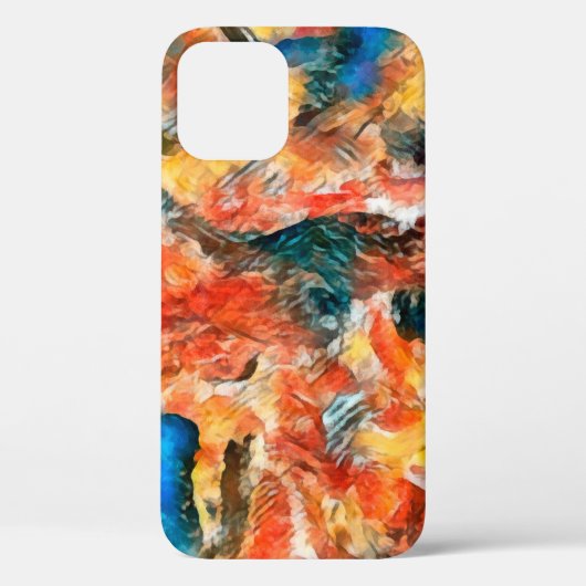 Kunsttextur. Bildkunstwerk. Kreative Moderne Case-Mate iPhone Hülle (Rückseite)