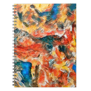 Kunsttextur. Bildkunstwerk. Kreative Moderne Notizblock