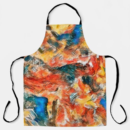 Kunsttextur. Bildkunstwerk. Kreative Moderne Schürze (Vorderseite)