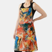 Kunsttextur. Bildkunstwerk. Kreative Moderne Schürze (InSitu)