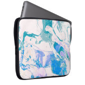 Kunsttextur. Helle violette Grenze. Violet Art Laptopschutzhülle (Vorne Rechts)