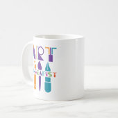 Kunsttherapeut Kaffeetasse (Vorderseite Links)