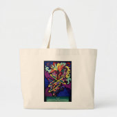 Kunsttote-Tasche "Rings of Power" Jumbo Stoffbeutel (Vorne)