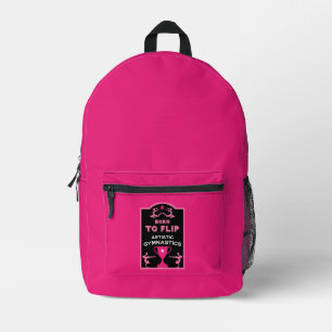 Kunstturnen für Frauen und Mädchen Bedruckter Rucksack