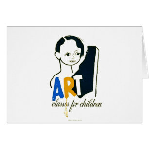 Kunstunterricht für Kinder - WPA Plakat -