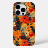 Kunsturlaub - Vibrierende Blumen und Ornamente Case-Mate iPhone Hülle (Rückseite)