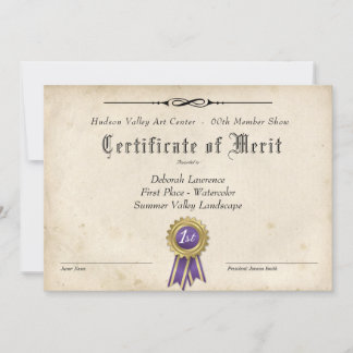 KUNSTVERGABENBESCHEINIGUNG FÜR MUSTER