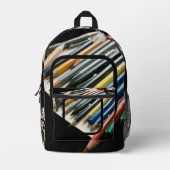 Kunstvibes Bedruckter Rucksack (Vorderseite)