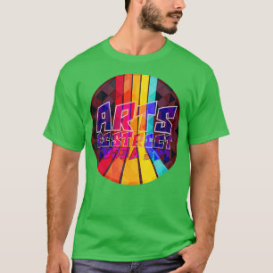 Kunstviertel Las Vegas Regenbogen T-Shirt