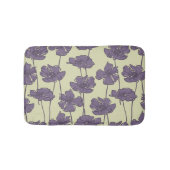 KunstVintager Blumenmusterhintergrund Badematte (Vorderseite)