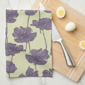 KunstVintager Blumenmusterhintergrund Handtuch (Viertel Falte)