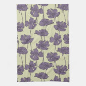 KunstVintager Blumenmusterhintergrund Handtuch (Vertikal)