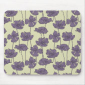 KunstVintager Blumenmusterhintergrund Mousepad (Vorne)