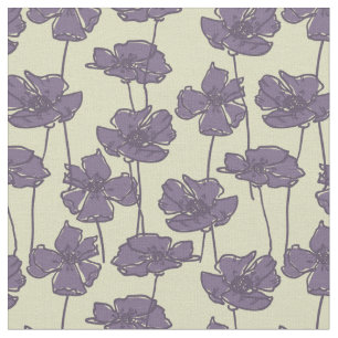 KunstVintager Blumenmusterhintergrund Stoff