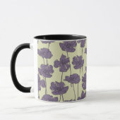 KunstVintager Blumenmusterhintergrund Tasse (Links)