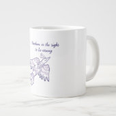 Kunstvogel Jumbo-Tasse (Vorderseite Rechts)