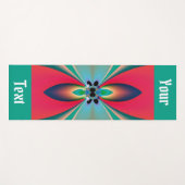 Kunstvolle Abstrakte Kunst Funte Blumenkunst Yogamatte (Vorderseite (Horizontal))