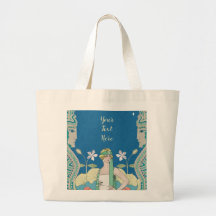 Kunstvolle Art Nouveau Vintage Blaue Damenarkade