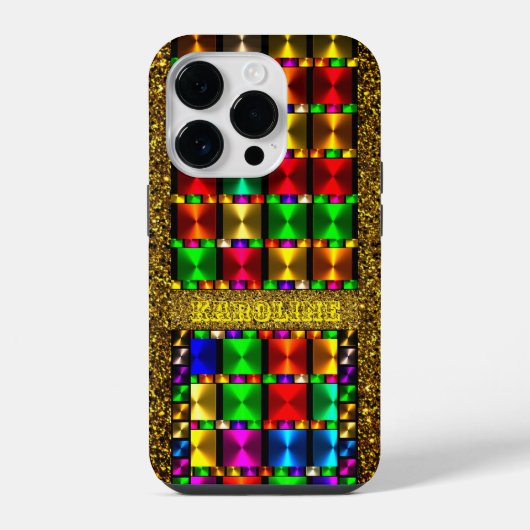 Kunstvolle Eleganz iPhone Hülle (Rückseite)