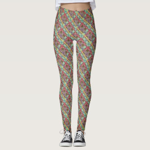 Kunstvolle Farben Abstract Leggings