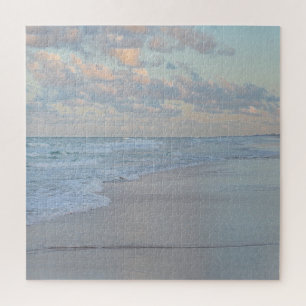 Kunstvolle quadratische Strandsonneaufgang ruhiges Puzzle
