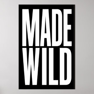 Kunstvolle wilde Kunststoffdruck-Dynamische-Galeri Poster
