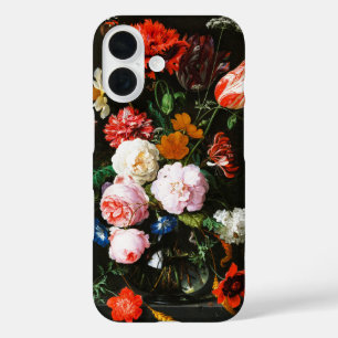 Kunstvoller Druck einer düsteren floralen Botanik  iPhone 16 Hülle