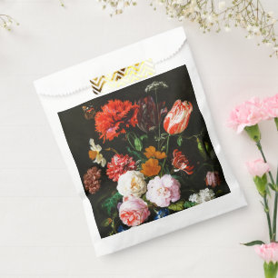 Kunstvoller Druck einer düsteren floralen Botanik Geschenktütchen