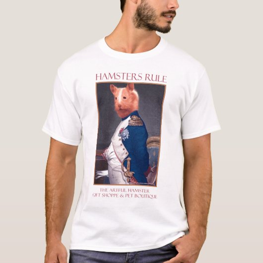 Kunstvoller Hamster Napolean T - Shirt (Vorderseite)