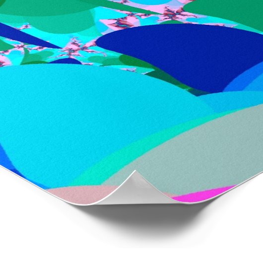 Kunstwaldblättern Poster (Ecke)