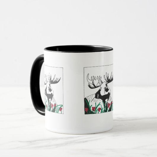 Kunstwaldmoose Tasse (Vorderseite Links)